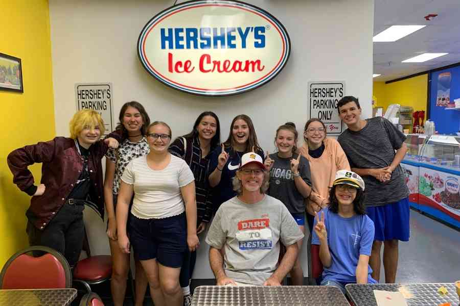 Youth at Hershey's Ice Cream