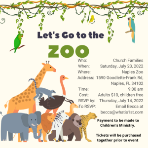 Let's Go to the Zoo July 23, 2022